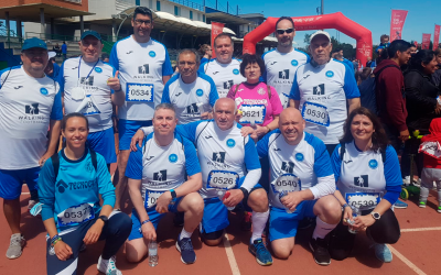 El Getafe CF Walking Football presente en la IX Carrera solidaria en favor del Autismo
